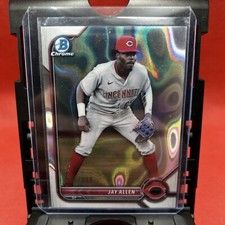 2022 Bowman Chrome Prospect Jay Allen Lava Refractor 8/399 Reds #BCP-114