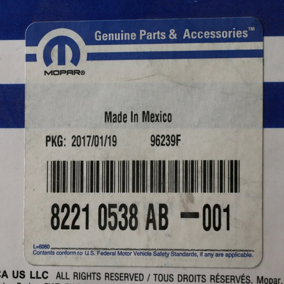 07-24 Jeep Compass Patriot Cargo Net Kit SET OF 2 MOPAR GENUINE NEW 82210538AB - Image 4 of 4