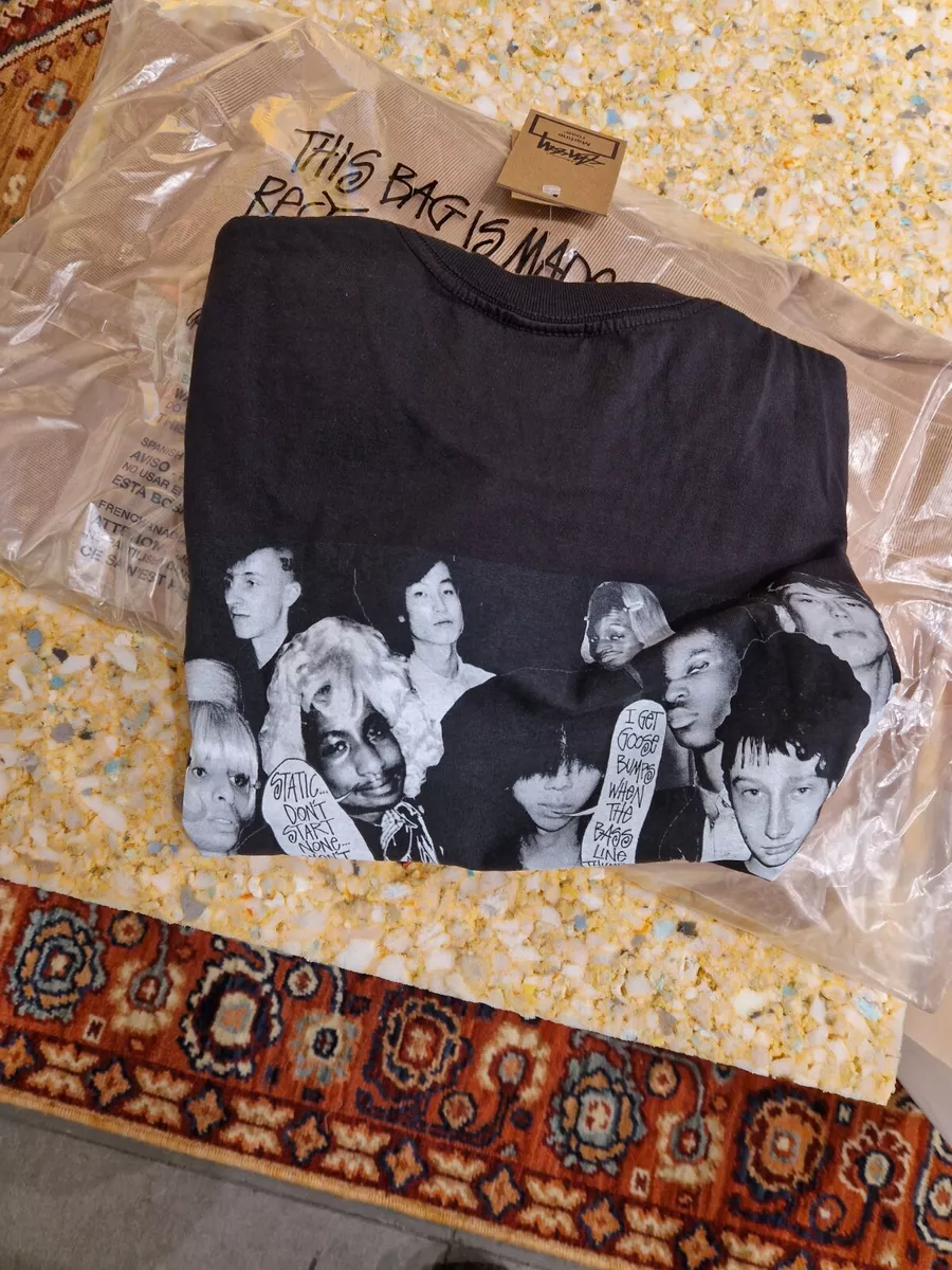 Stussy Martine Rose Collage Pigment Dyed T Shirt Black Small In