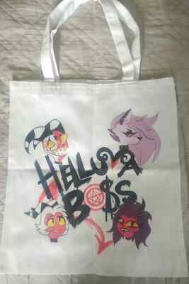 NEU Helluva Boss Canvas kleine Einkaufstasche 13,5 x 15''