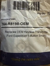 Genuine OEM FORD EXPEDITION EDGE EXPLORER SMART REMOTE 164R8198