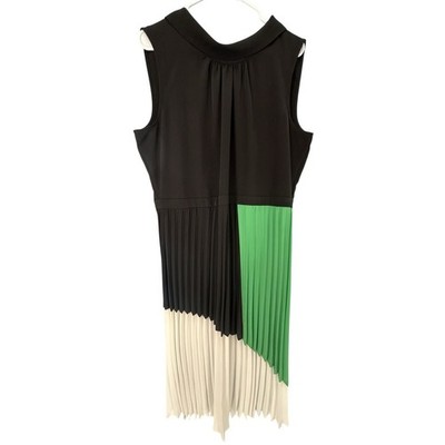 karl lagerfeld green dress Open-Back A-Line Mini Dress in Olive Green - 10 main image 0