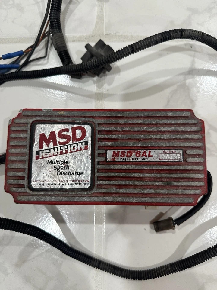 MSD 6AL Ignition Control Module 6420 Multiple Spark Discharge - Image 2 of 4