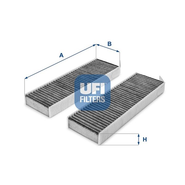 UFI 54.172.00 Filter, Innenraumluft FüR CitroËN DS Opel Peugeot Toyota-image