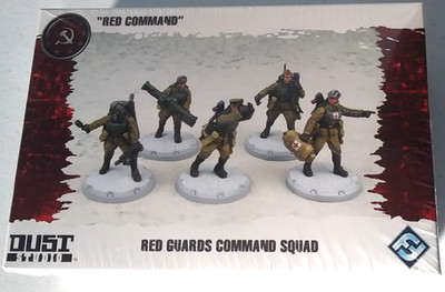 Dust Tactics: SSU Commissar Squad (Miniatures Game Expansion) Red Command New