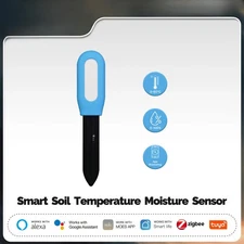 Smart ZigBee Soil Temperature Meters Moisture Humidity Sensors Monitor Detectors