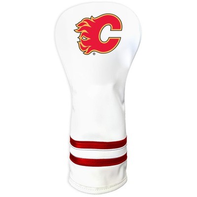 Team Golf NHL Calgary Flames White Vintage Fairway Head Cover