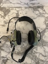 David Clark Aviation H10-76 Military Aviation Headset Headphones w/ Microphone