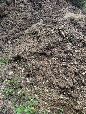 Horse manure compost