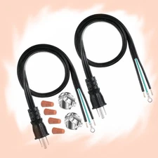 2 Set Fits InSinkErator Garbage Disposal 3-Foot Power Cord Installation Kit  A