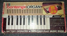 Bontempi B2 Organ Battery Operated Keyboard Piano Vtg 70s UNTESTED