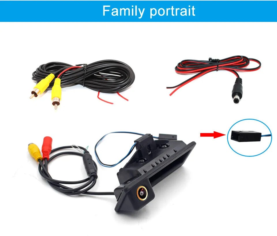 Auto Wayfeng® 8 Led Ccd Voiture Caméra Arrière Nocturne Grand Angle