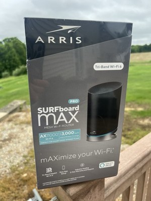 ARRIS SURFboard mAX Pro AX11000 Wi-Fi 6 Tri-Band Router (W31)   New/Sealed