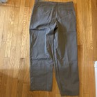 2 Pairs, 34x30 Basic Editions Men's Pants, Black, Khaki Pleated, Straight Leg — photo 9