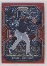2021 Panini Prizm Tier II Red Donut Circle Prizm 5/99 Daniel Johnson #170 fm0