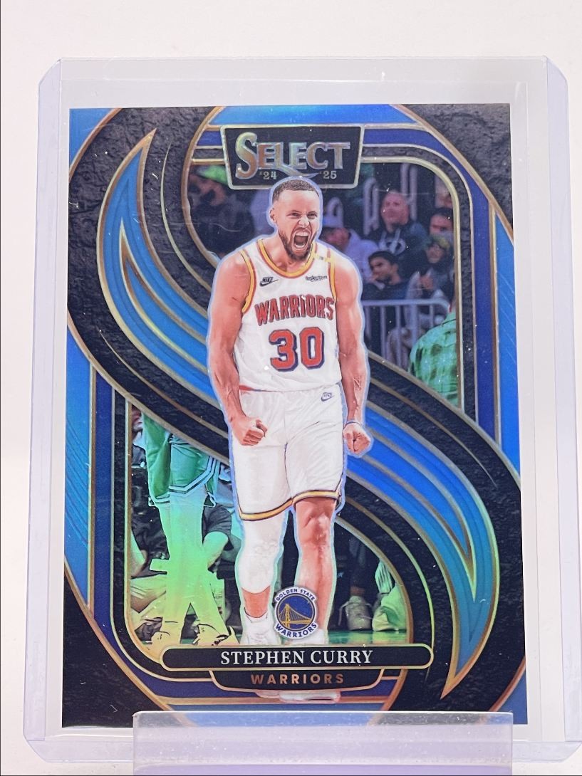 STEPHEN CURRY 2024-25 SELECT PREMIER LEVEL LIGHT BLUE WARRIORS /299 Q4397