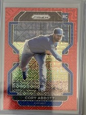 2022 Panini Prizm - Tier II Cory Abbott #181 Red Mojo Prizm /149 (RC)