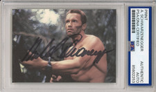 Arnold Schwarzenegger SIGNED PREDATOR Movie Picture PSA DNA Certified AUTOGRAPH