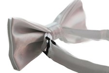 Boys White Bow Tie Wedding Little Baby Toddler Kids Adjustable Pretied