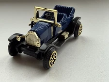 Simplex Miniature Die Cast Collectible Antique Fiat Blue Car No. 301