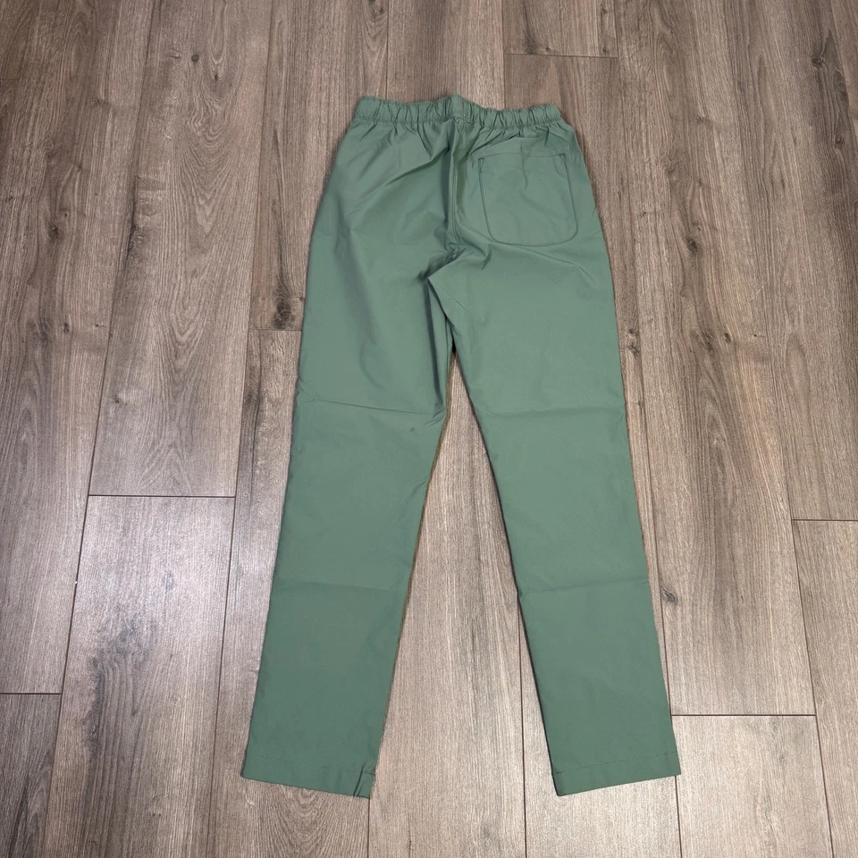 Pantalones Crewcuts by J.Crew Pull-On Tech para niños talla 16 verde azulado cintura elástica Foto 4 de 4