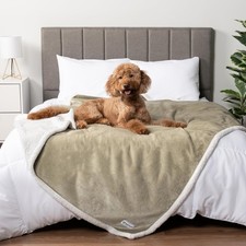 PetAmi Waterproof Dog Blanket for Queen Bed Large XL Dog Throw for Couch Cove...