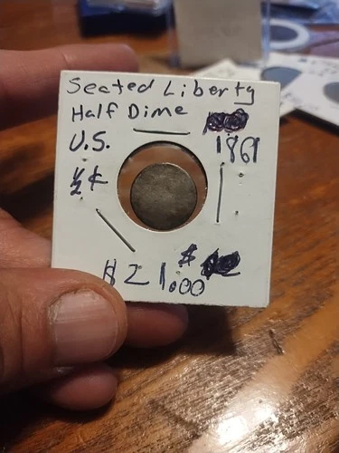 1861 Seated Liberty Half Dime