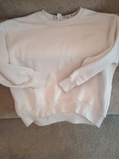 Men's Reebok Cream Color Sweatshirt. Size Large