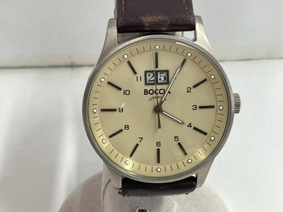 BOCCIA 3511 02 Titanium Watch Timepiece Quartz 3 Hand Stainless Steel Case