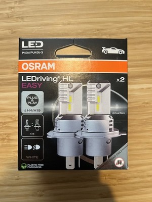 Osram H4 H19 LED Headlight Bulbs 6000K White 12V LEDriving P43t Car Upgrade