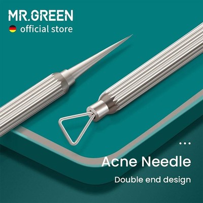 MR.GREEN Blackhead Remover Stainless Acne Tool Kit Pro Quality