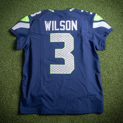 シアトル・シーホークス ラッセル・ウィルソン ユニフォーム 44 Authentic Russell Wilson Seattle Seahawks Nike Vapor Elite NFL
