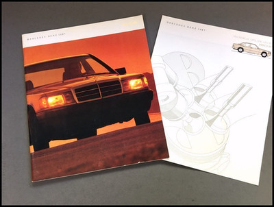1987 Mercedes Benz 190 64-page Car Sales Brochure Catalog - 190D 2.3-16 2.5 190E