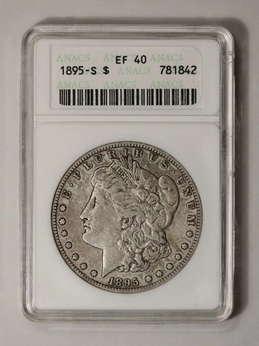 1895-S $1 Morgan Dollar ANACS XF40