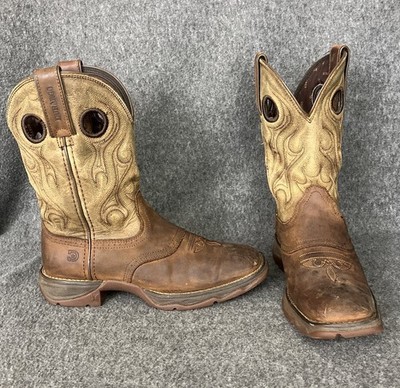 Durango Lady Rebel Western Boots Women s 7.5 Brown Sport Work 10  MARKS