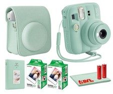 Fujifilm Instax Mini 13 Lagoon Green Instant Camera 40-Sheet Bundle