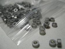 Standoff Aluminum Round 1/4” OD 0.117" ID 1/8” long - 250 pcs - Use with 4-40