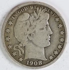 VG/F 1908 O Barber Half Dollar