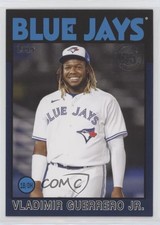 2021 Update 1986 Topps Baseball 35th Anniversary Black Vladimir Guerrero Jr 0d94