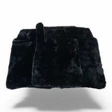 Genuine Sheepskin Floor Mats fits Mercedes-Benz EQS 680 Maybach SUV 2024 - 2026