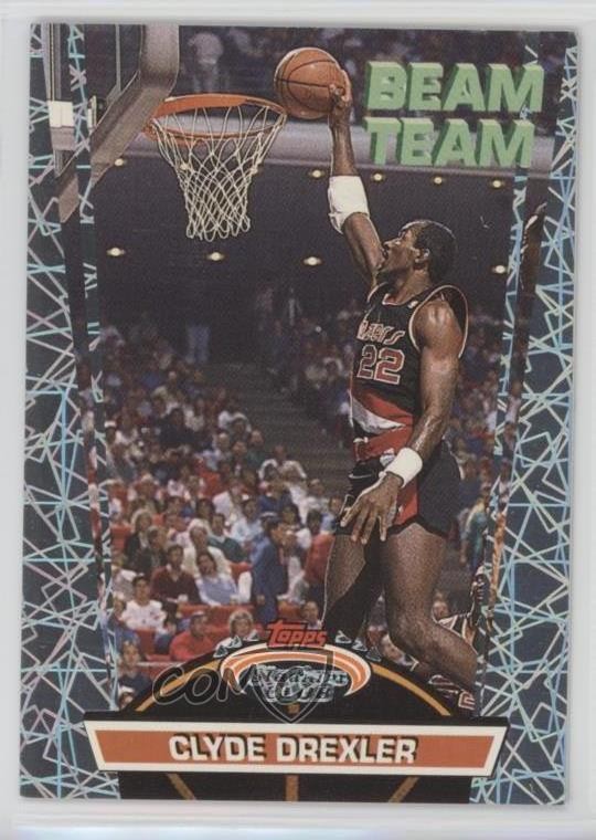 1992-93 Topps Stadium Club Beam Team Members Only Clyde Drexler #4 HOF 0k0