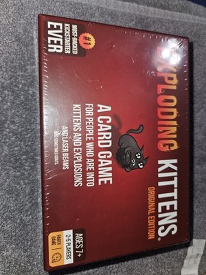 Exploding Kittens Original Edition Sealed Card Game 2021, Ages 8-11, 2-5 Players
