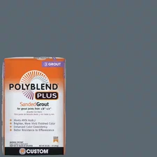 Polyblend Plus #645 Steel Blue 25 lb. Sanded Grout NEW
