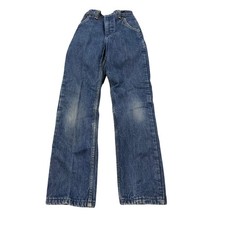 Vintage Osh Kosh B'Gosh Flannel-Lined Kids Denim Jeans Size 7/6X USA