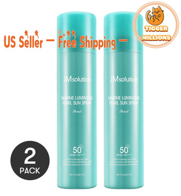 [2PKS]  JM SOLUTION Marine Luminous Pearl Sun Spray SPF50 PA++++ 180ml New