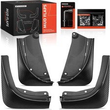 Mud Flaps for Tesla Model Y 2020-2024, Front  Rear Set of 4, Black