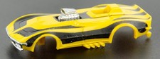 Vintage Aurora AFX Chevy Corvette Funny Car Yellow Black HO Scale Slot Car Body