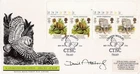 GB Sir DAVID ATTENBOROUGH Signed 1986 Cornish Wildlife CTNC TRURO FDC
