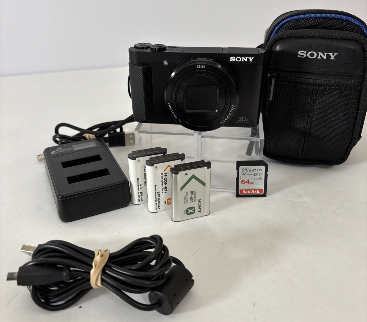Sony Cyber Shot DSC-HX80 18.2MP 30x Zoom WiFi Digital Camera w