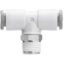 1PC SMC CORPORATION KQ2T11-36AS Pneumatic Tee Threaded-to-Tube Adapter,3/8 x 9.